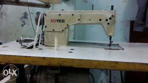 Beige Joyee Treadle Sewing Machine