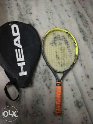Black And Orange Head Tennis Racket