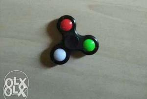 Black Green And Red Hand Spinner