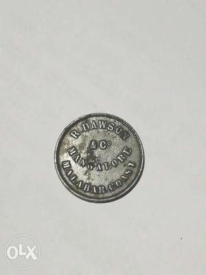Bombay presidency coins "R. Dowson & Co mangalore