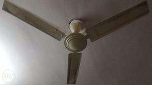 Ceiling fan cream color..3 pcs available..used