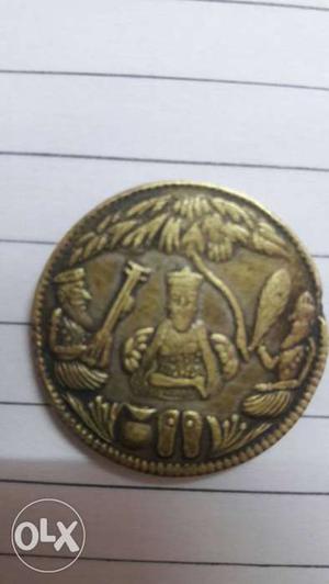Coin  guru nanak dev and haz rat sahib