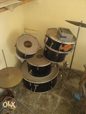 Drum set with stand