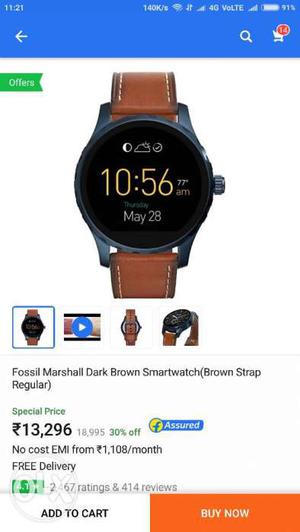 Fossil smart watch sealed pack