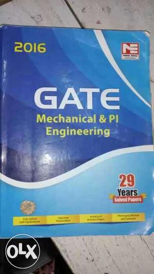 Gate mechanical previous year solved book by made