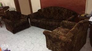 Gently used sofa 10 yrs old with new sofa covers