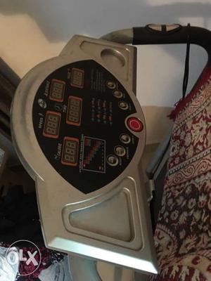 Gray Automatic Treadmill Control Panel