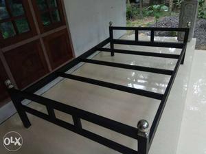 Metal bed frame.(6&4) half inch.plywood