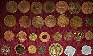 Old Indian coins  years