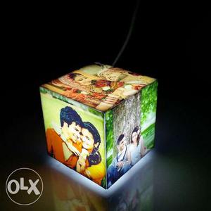 Personalized photo cube lamp perfect gift for