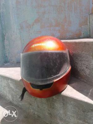 Red Full-face Helmet