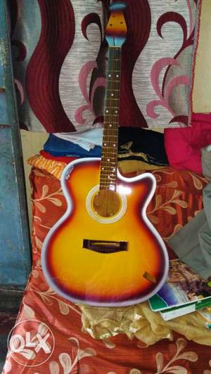 Redburst Cutaway Acoustic Guitar
