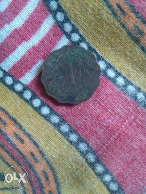 Scallop Copper-colored Coin