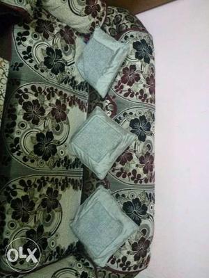 Sofa sheet 5seater with center table 6 month old & sofa