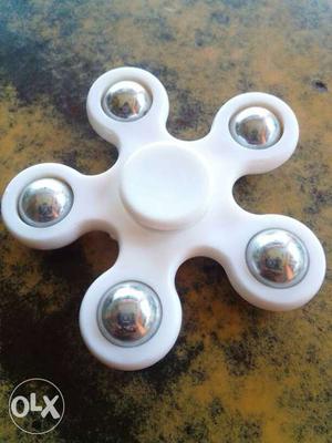 White 5-point Fidget Hand Spinner