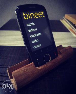 Wooden phone stand by BOOD