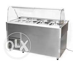 Bain Marie (Stainless Steel) 5 ft, with 7