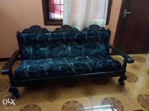 Black And Navy Blue sofa