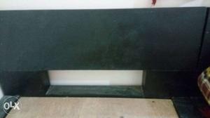 Black Wooden Bed Headboard