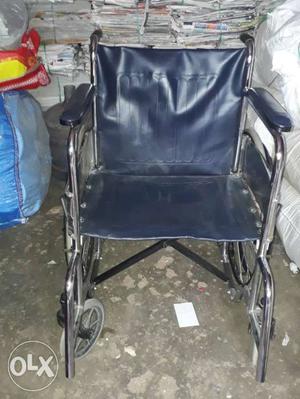 Blue And Silver Wheelchair