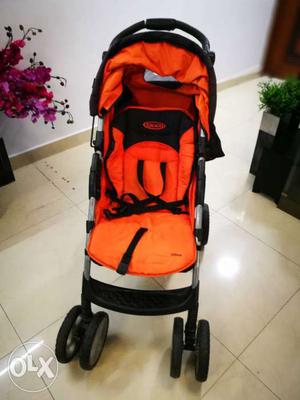 Graco Orange And Black Stroller