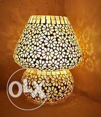 Mosaic Table Lamp Size 9"