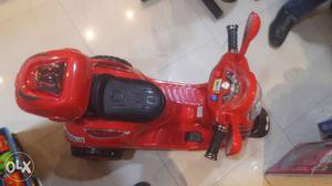 Red Battery Powered Trike Ride On Toy