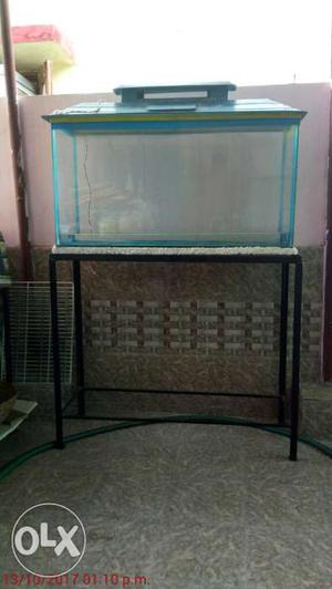 Aquarium 2.5 ft with stand and fish tank without