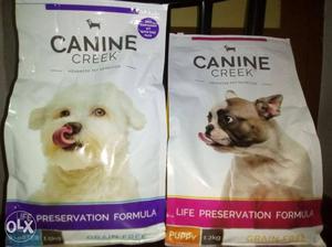 Canine Dog Food Packs.
