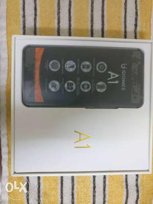Fresh Gionee A1 black colour available with full box kit
