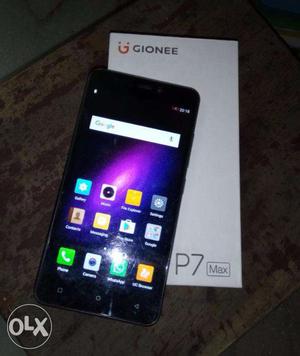 Gionee P7 Max, 10 months old, Rs.GB RAM, 32GB