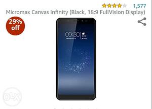 Micromax canvas infinity new launch,sealed box
