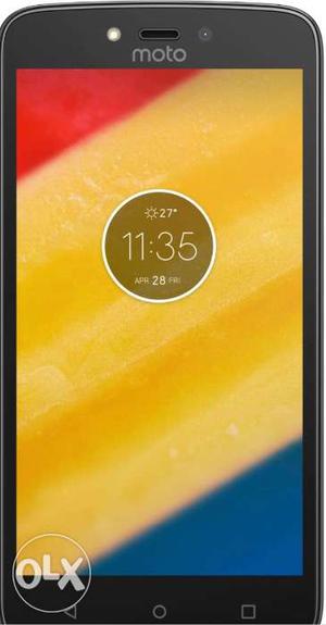 Moto c plus,fully new only 20 days used.complete