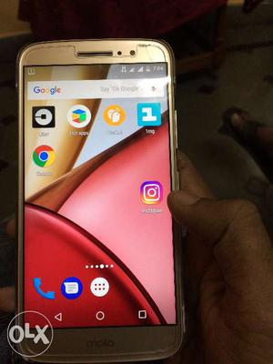 Moto m 4 gb ram 3 months old with box bill And