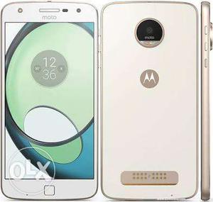 Moto z play white color 6 months used