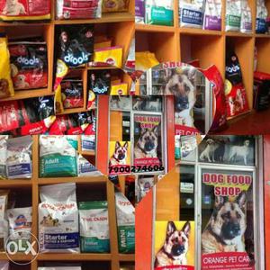 Pet food Packs lot