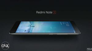 Redmi Note 3 (3GB - 32GB) with Charger and Bill.