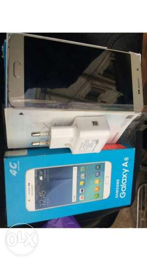 Samsung A8 neat condtion just 4 month use phone