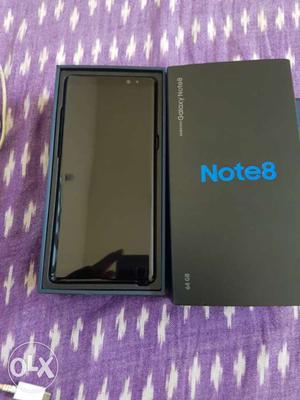 Samsung note 8 just unboxed mob 1year indian
