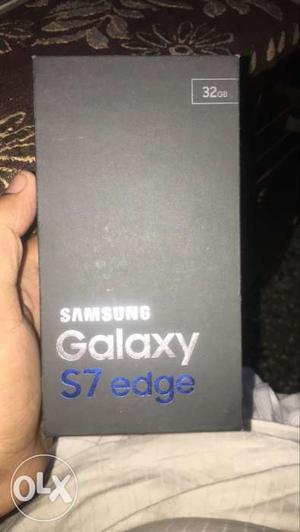 Samsung s7edge with bill box and all accessories