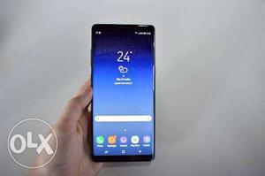 Used only 1month Samsung note 8 64GB black colour.