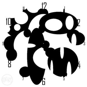 3D Acrylic Clock Face - Ninja Ant