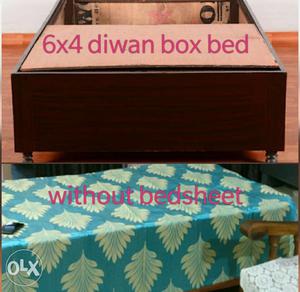 6x4 bed + mattress & steel almirah