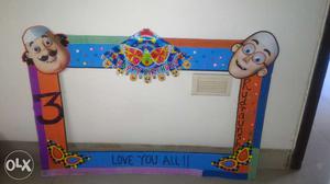 Birthday frame for kids.can be customised.have