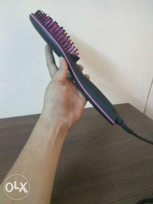 Black And Purple Electric Hair Brush