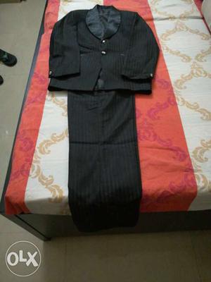 Black coat suit for 7-8 years old kid used only