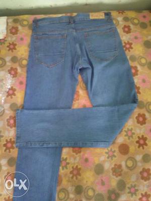 Blue Fitted Jeans
