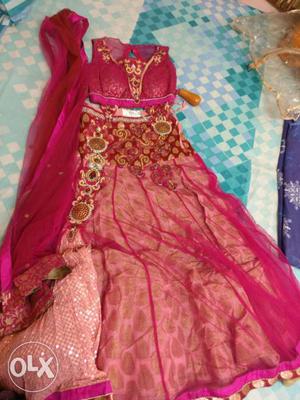 Designer lehenga. used only once. perfect