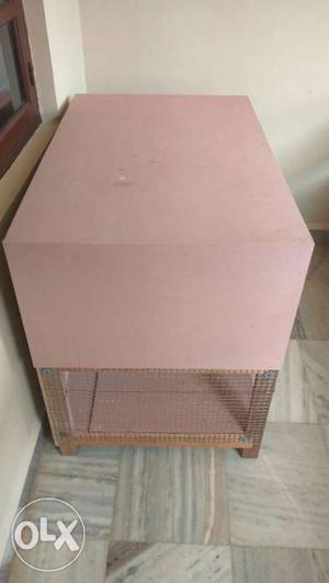 Dog Cage wooden Width: 28 Length:43 Height:36