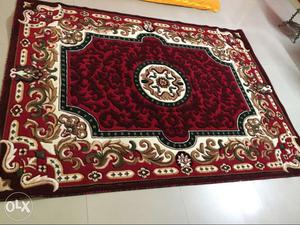 Floral Design Red And Brown Carpet, brand new pure hand made